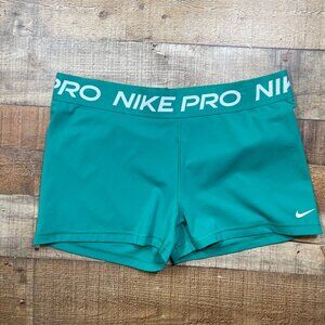 Nike Pro Green Dri Fit Stretch Shorts size XXL